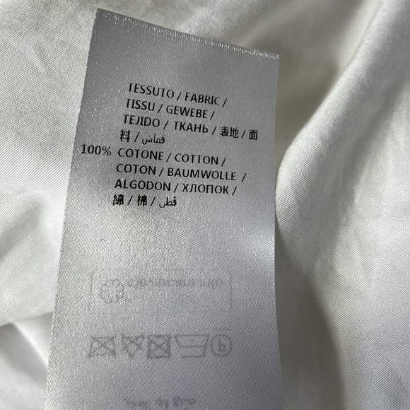 Stella McCartney white off shoulder puff sleeve peasant top blouse shirt - Picture 5 of 12